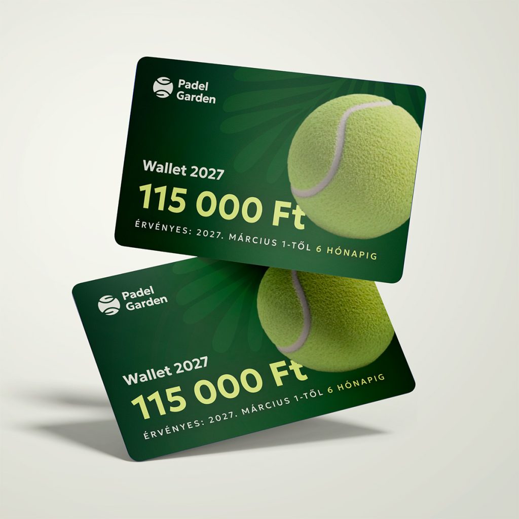 115000 Ft értékű Padel Garden Wallet 2027